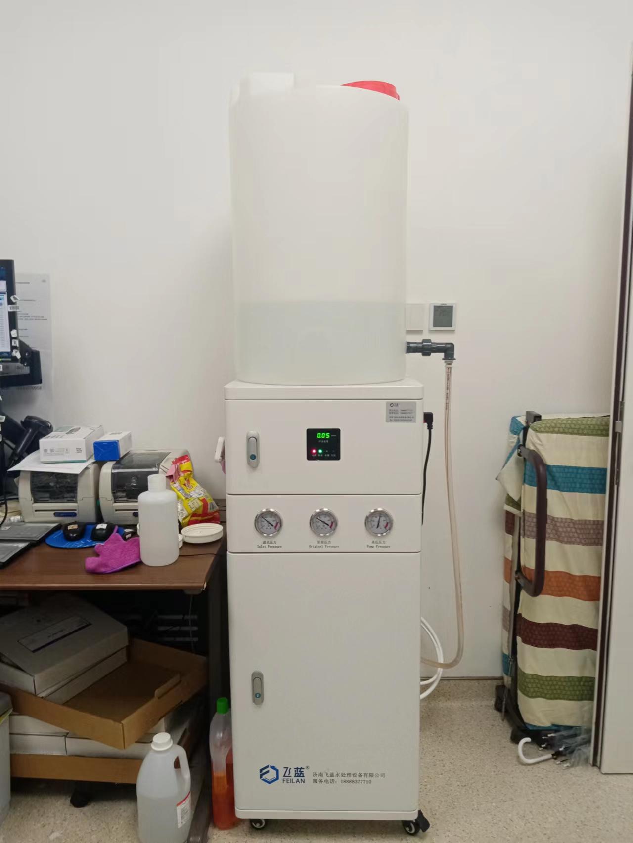 医院病理科100L超纯水机安装实景