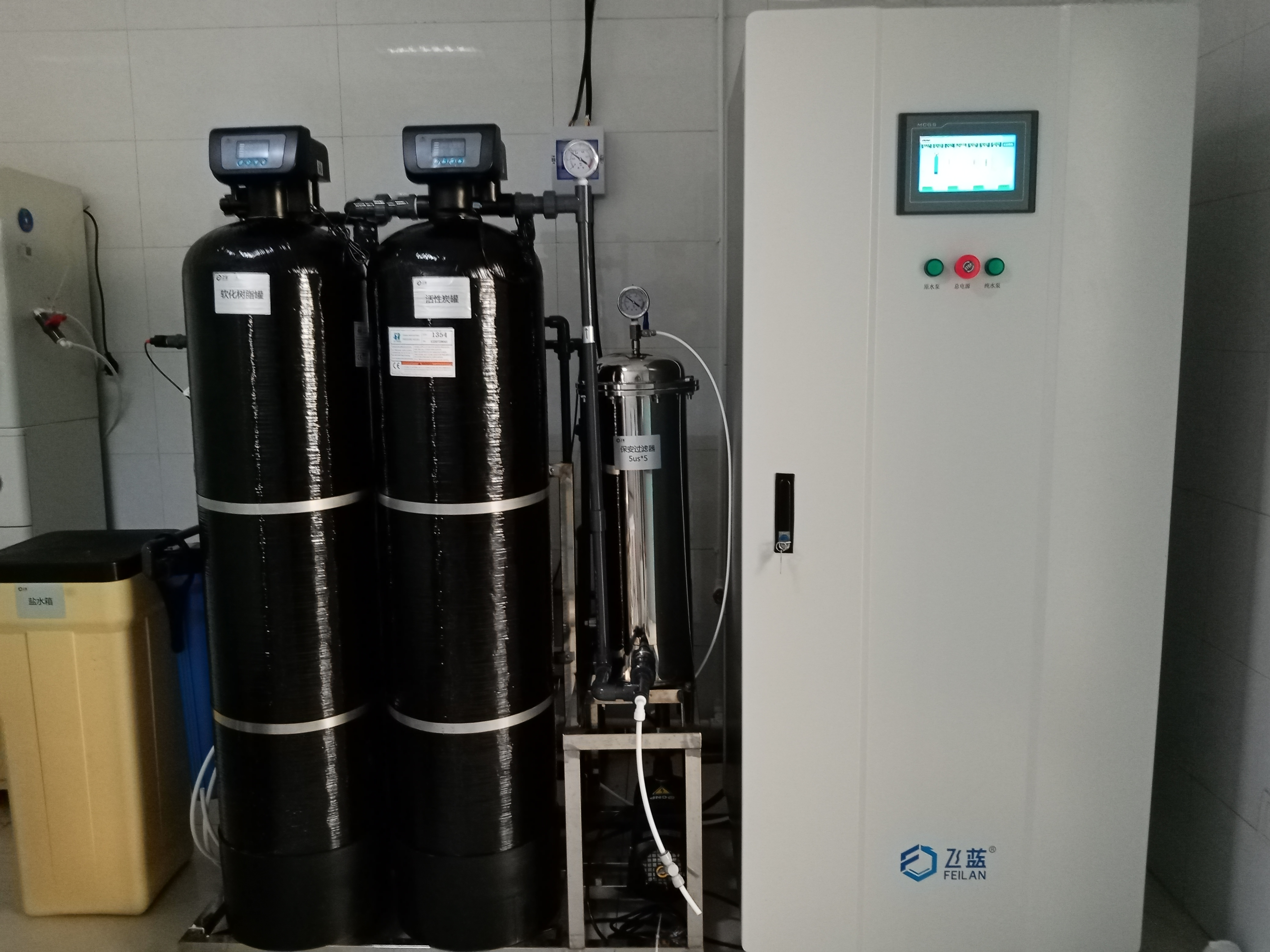 潍坊地区EDI 500L纯水机安装完成