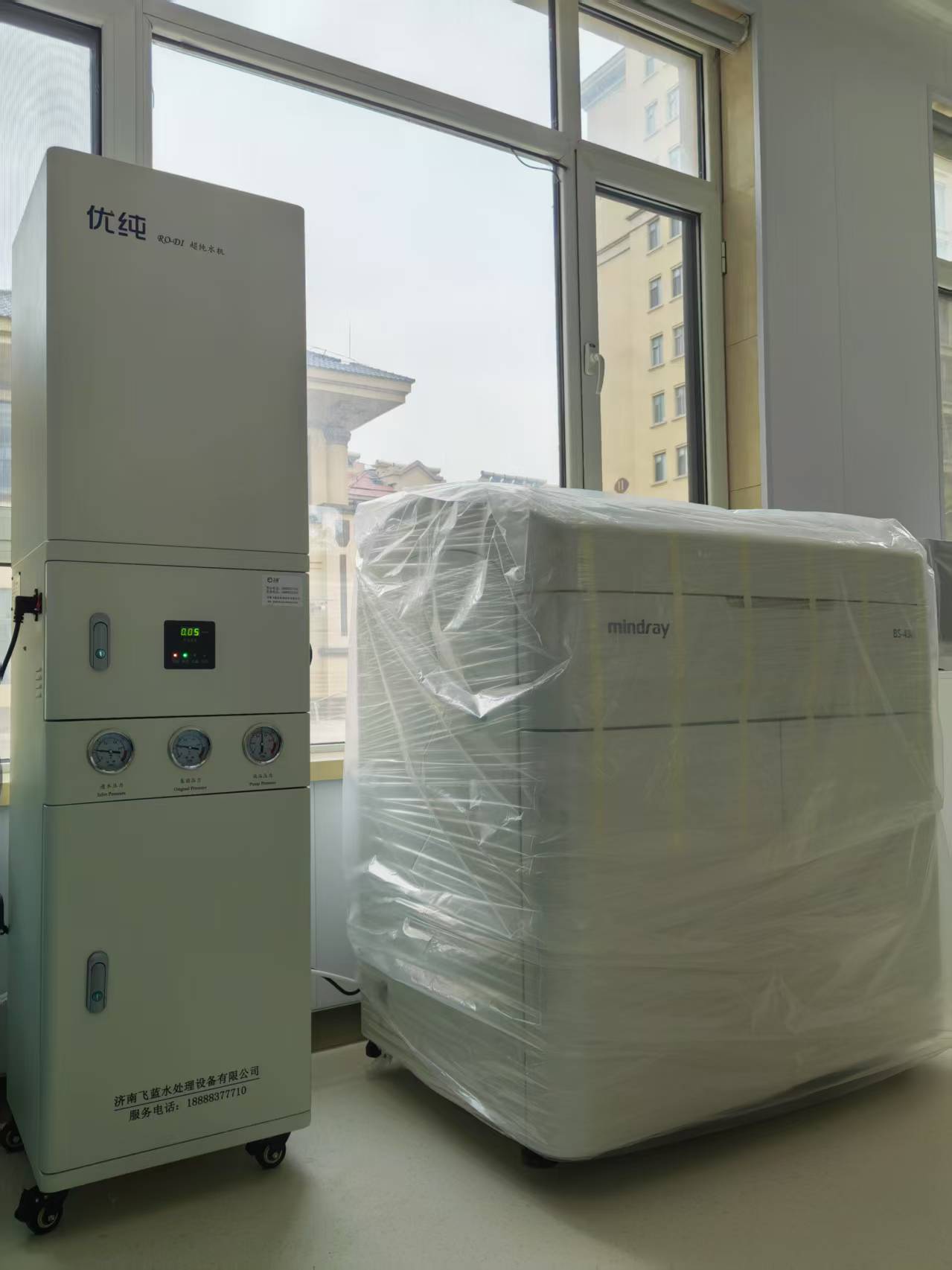 医院40L水机安装现场实拍