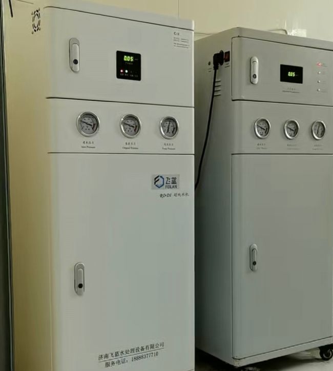 山东临沂地区某医院检验科150L纯水机安装完成